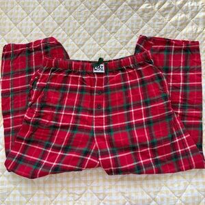 Red Plaid Pajama Pants XXL